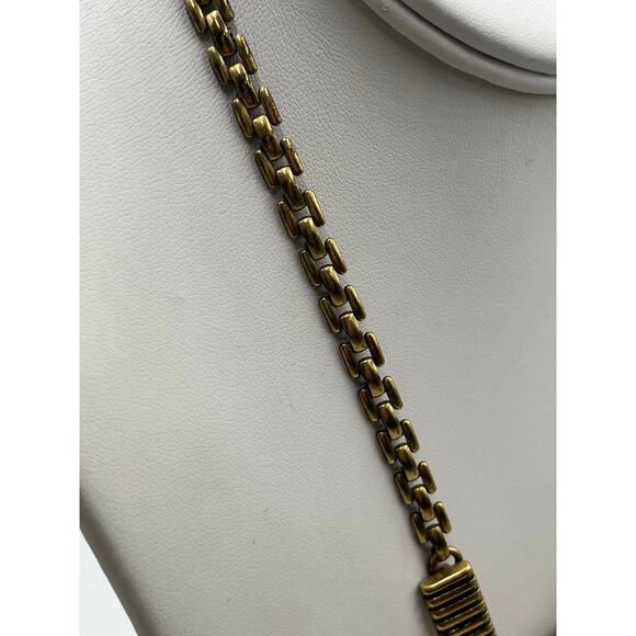 J.Crew Chunky Gold-tone Rhinestone Jeweled Statement Necklace Multicolor - Picture 7 of 9